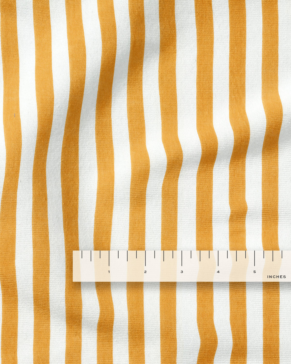 Sunflower Small Stripe Screen Print Cotton