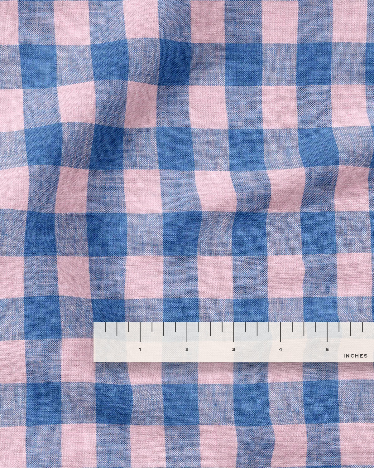 Sugarplum Large Gingham Washed Linen
