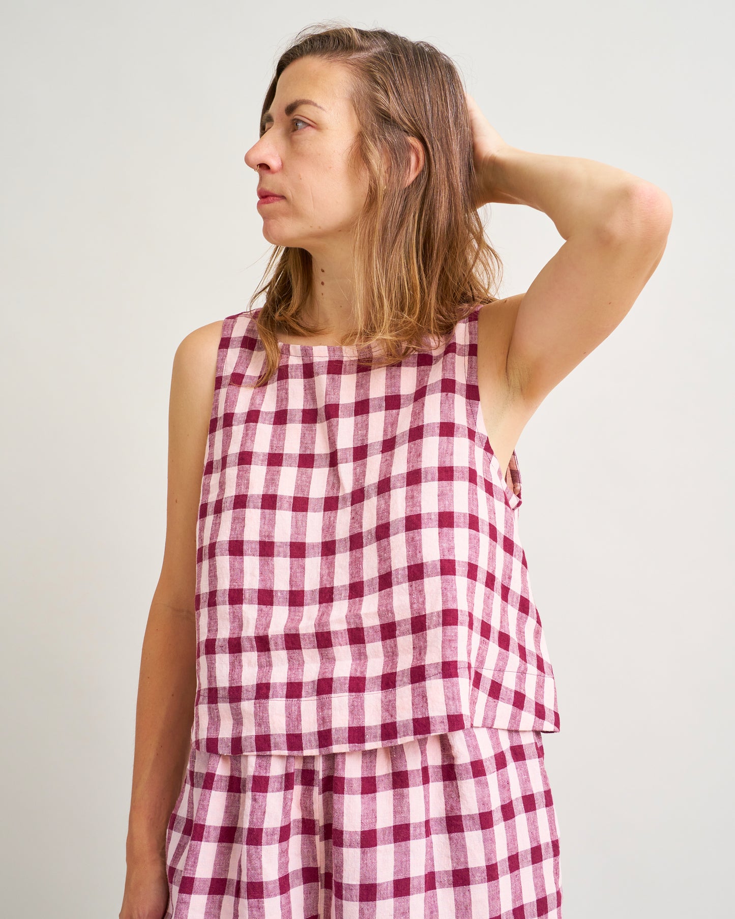 Sunny Side Tank PDF Sewing Pattern | Easy A-Line Tank Top