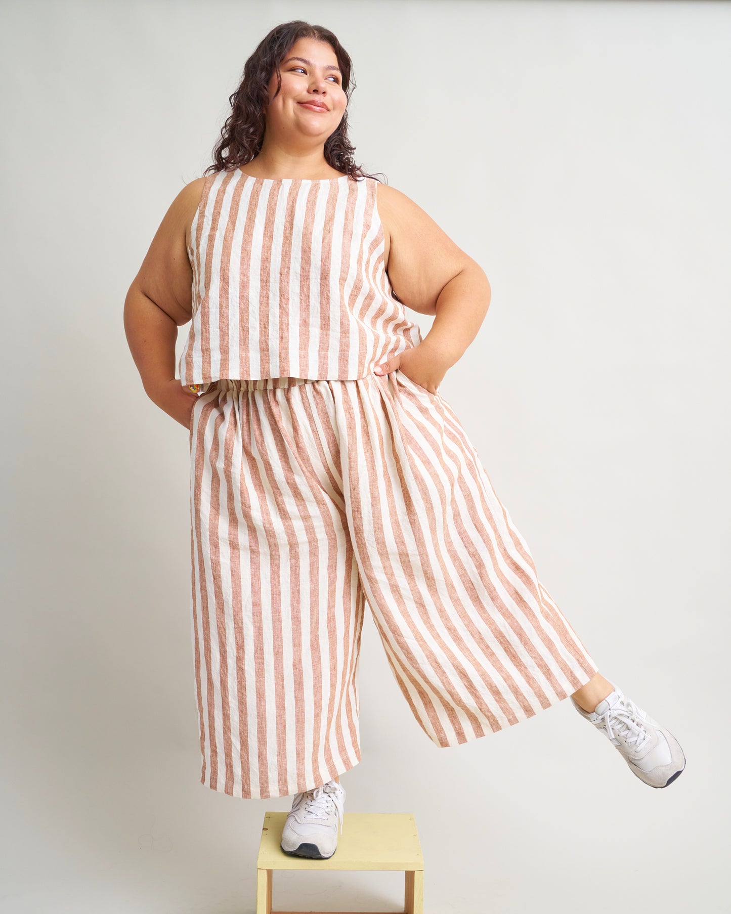 Sunny Side Tank PDF Sewing Pattern | Easy A-Line Tank Top
