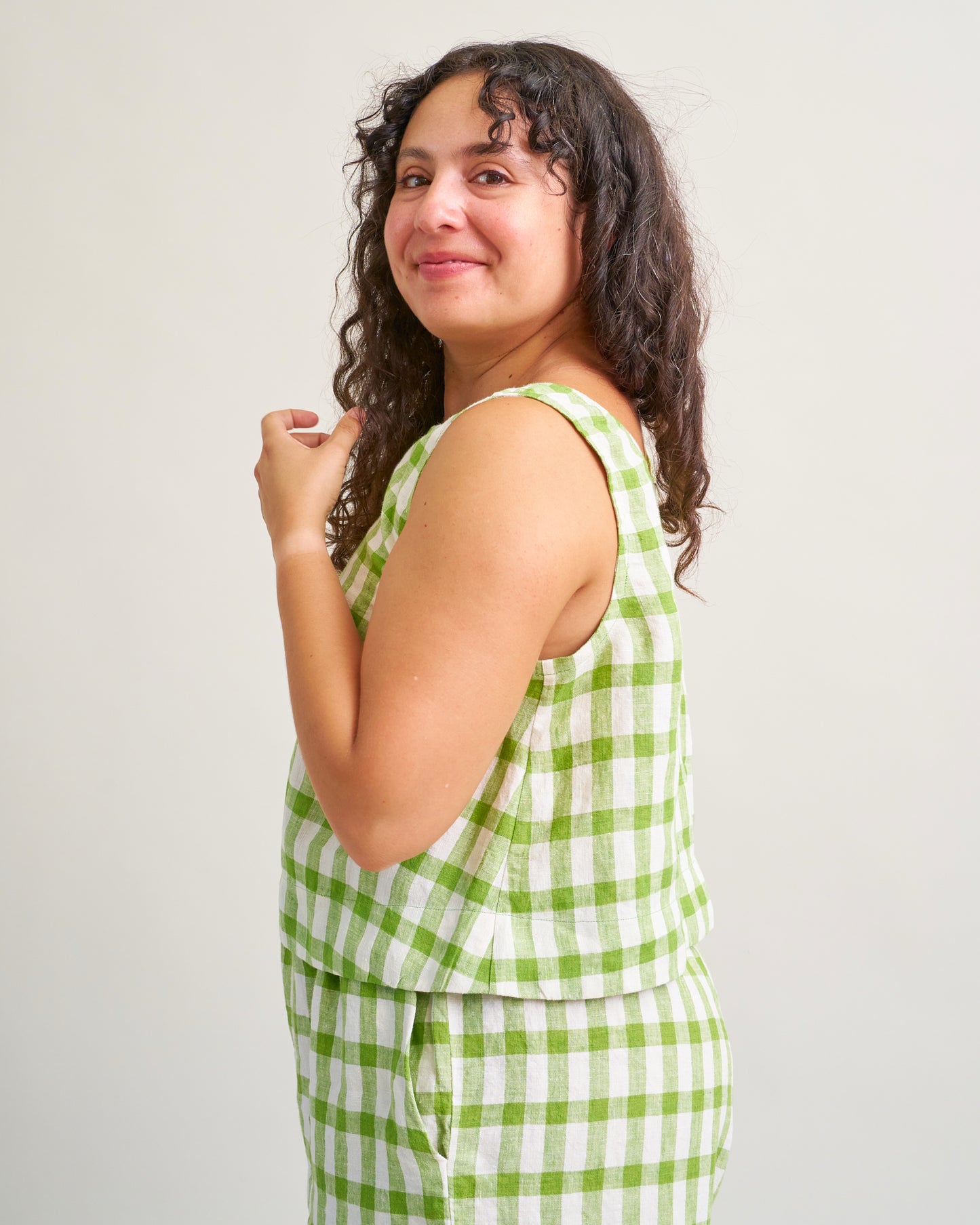 Sunny Side Tank PDF Sewing Pattern | Easy A-Line Tank Top