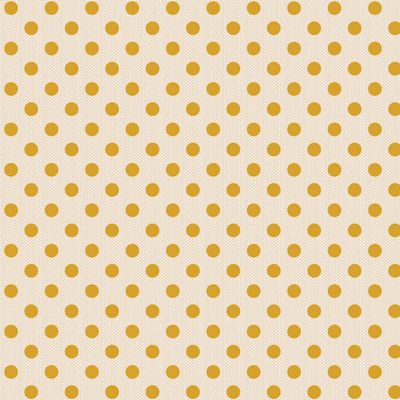 Creating Memories Woven Polka Dot Yellow