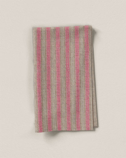 Tailor Pink Dutch Stripe Linen