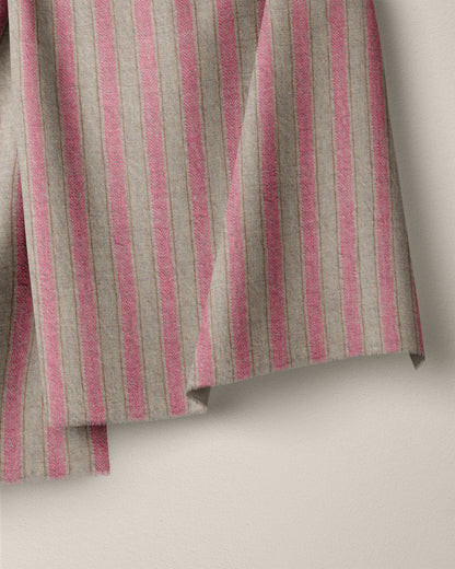 Tailor Pink Dutch Stripe Linen