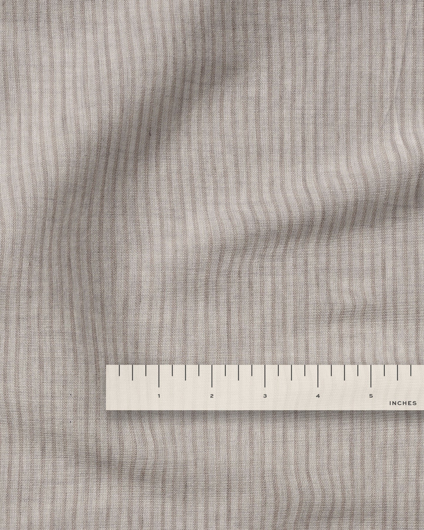 Tan Thin Stripe Linen