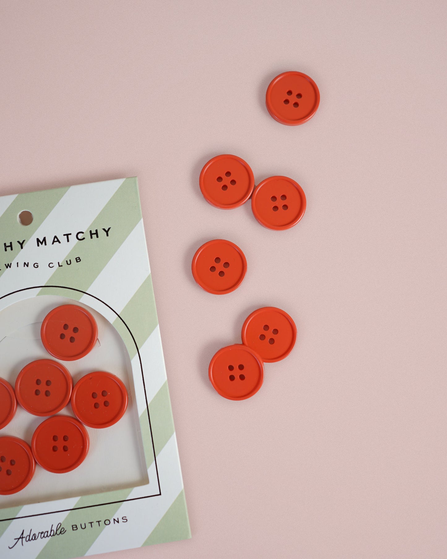 Tomato Retro Buttons