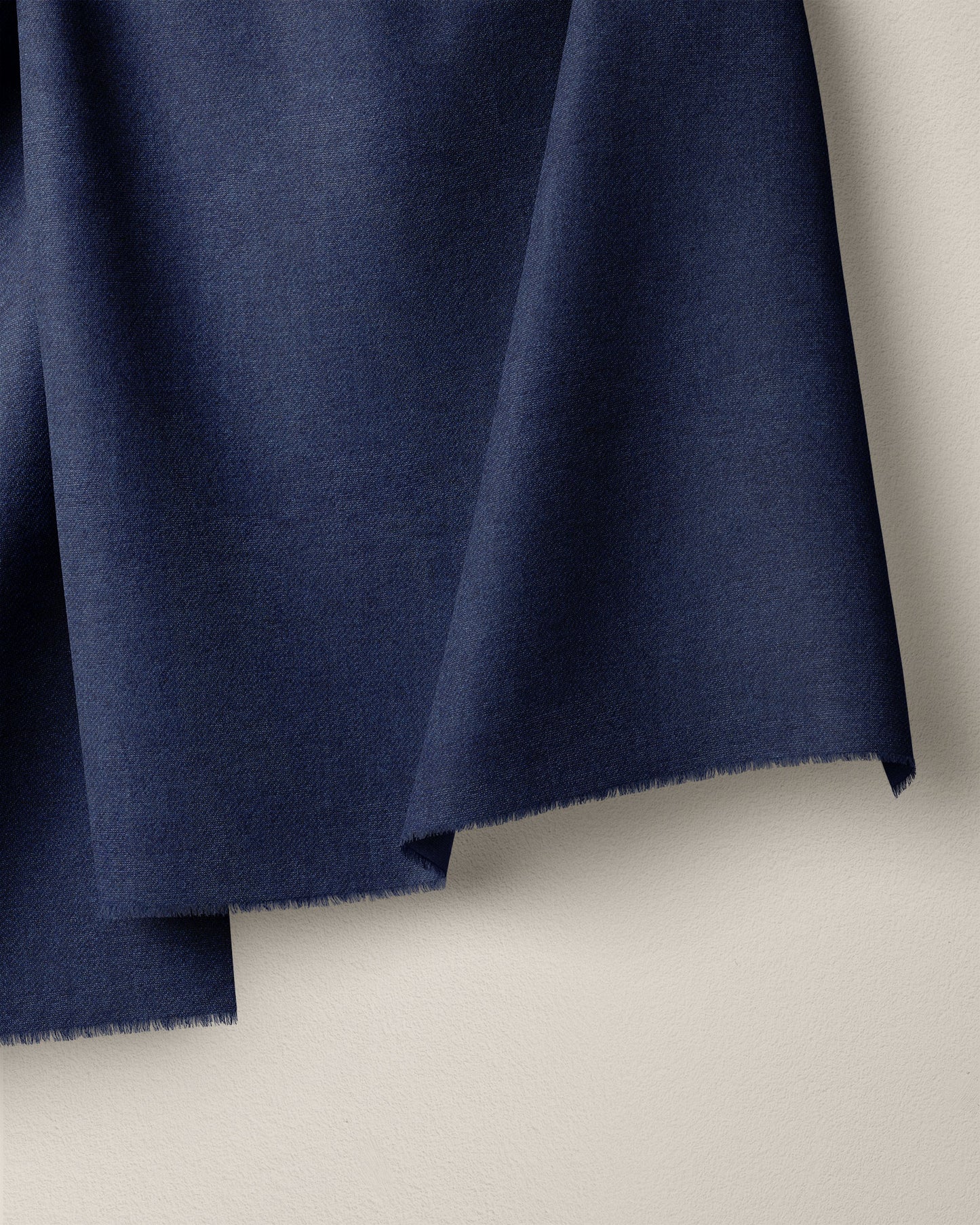 Vintage Cobalt Cotton Linen Twill