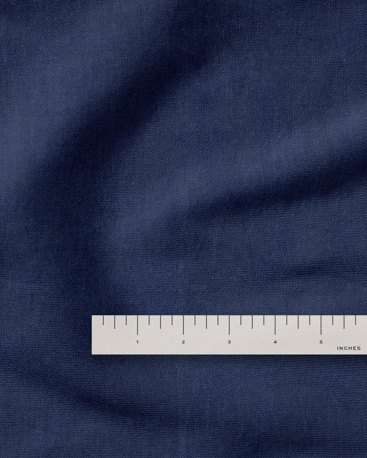 Vintage Cobalt Cotton Linen Twill