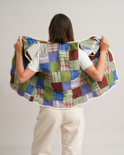 FREE Wavy Quilted Vest PDF Sewing Pattern