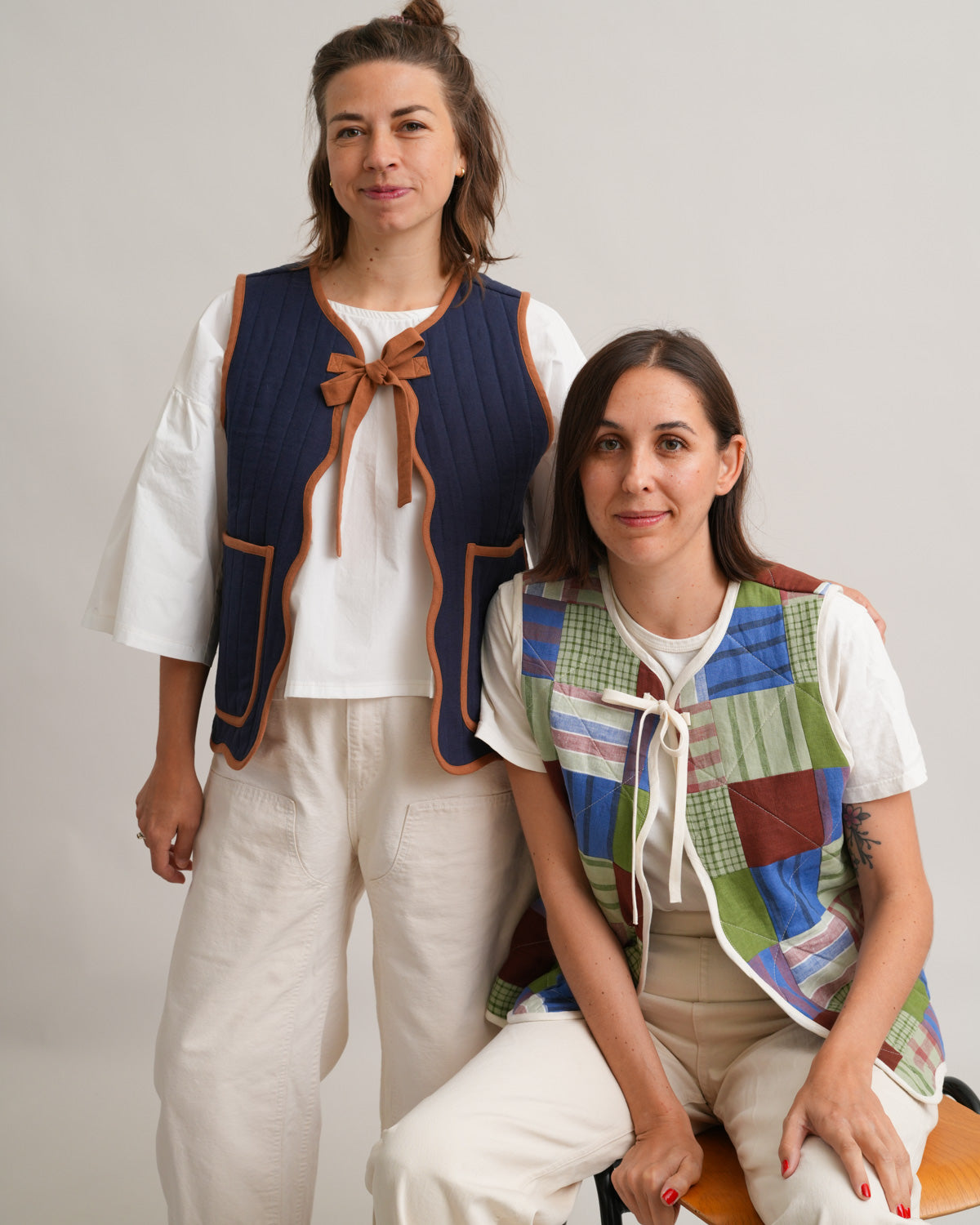 FREE Wavy Quilted Vest PDF Sewing Pattern