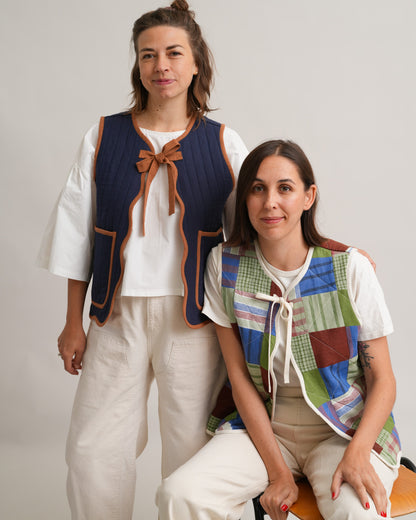 FREE Wavy Quilted Vest PDF Sewing Pattern