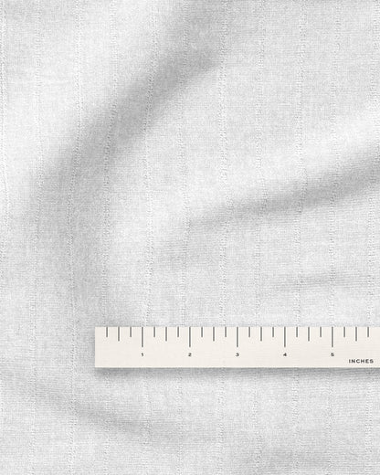 White Leno Weave Premium Linen