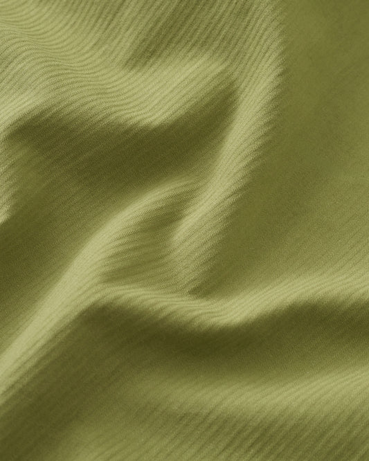 Aloe Hickory Tonal Stripe Cotton Twill