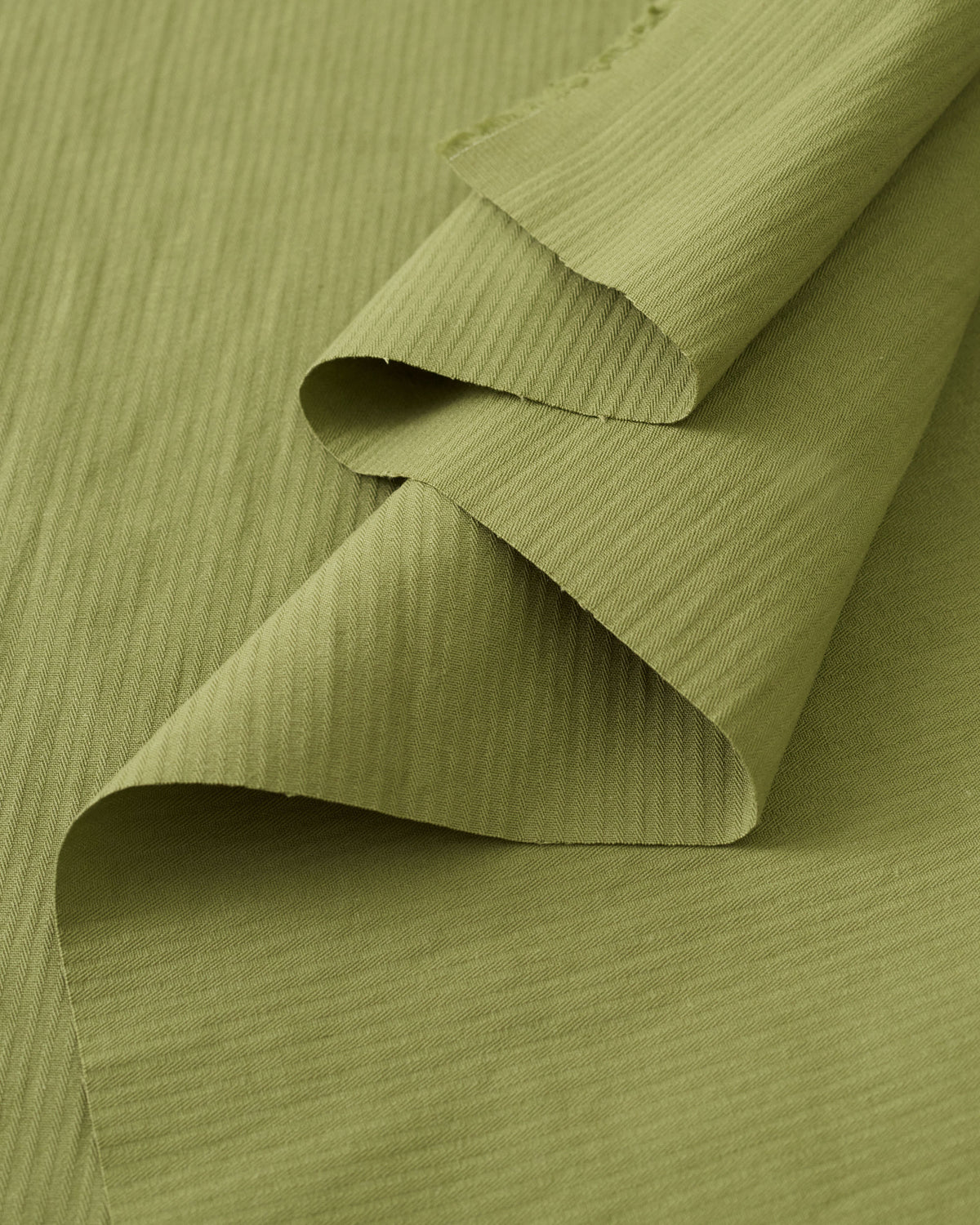 Aloe Hickory Tonal Stripe Cotton Twill