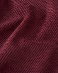 Relaxed 6 Wale Soft Washed Corduroy - Berry Plum