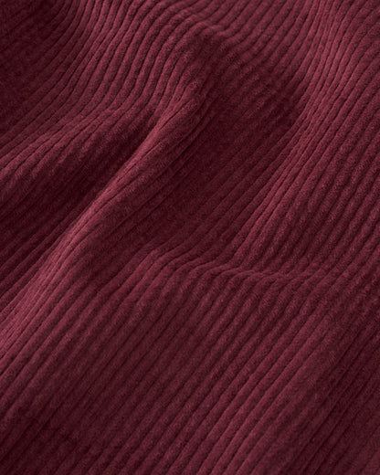 Relaxed 6 Wale Soft Washed Corduroy - Berry Plum