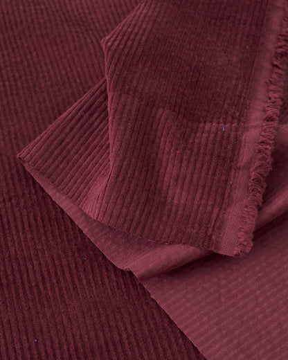 Relaxed 6 Wale Soft Washed Corduroy - Berry Plum