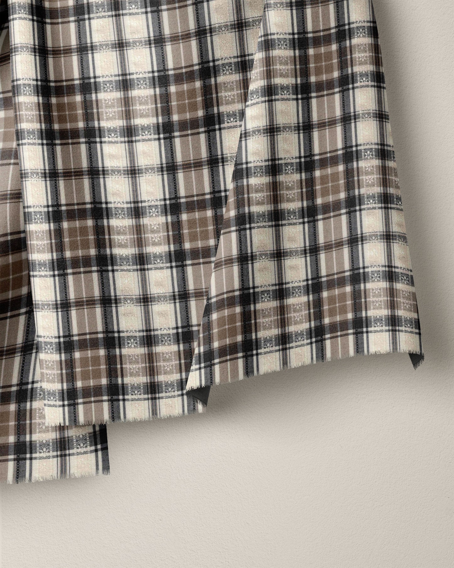 Birchlight Plaid Cotton Jacquard