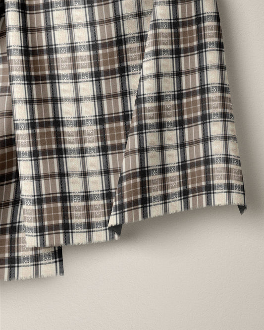 Birchlight Plaid Cotton Jacquard