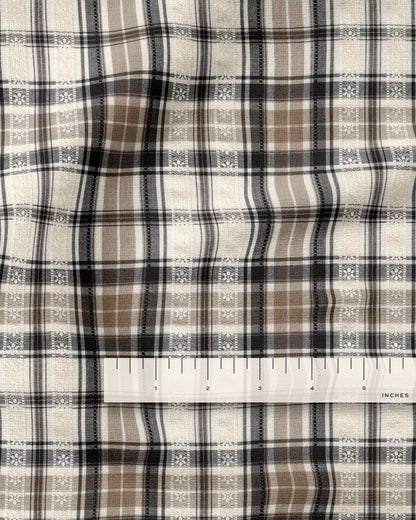 Birchlight Plaid Cotton Jacquard