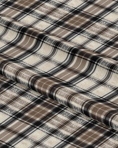 Birchlight Plaid Cotton Jacquard
