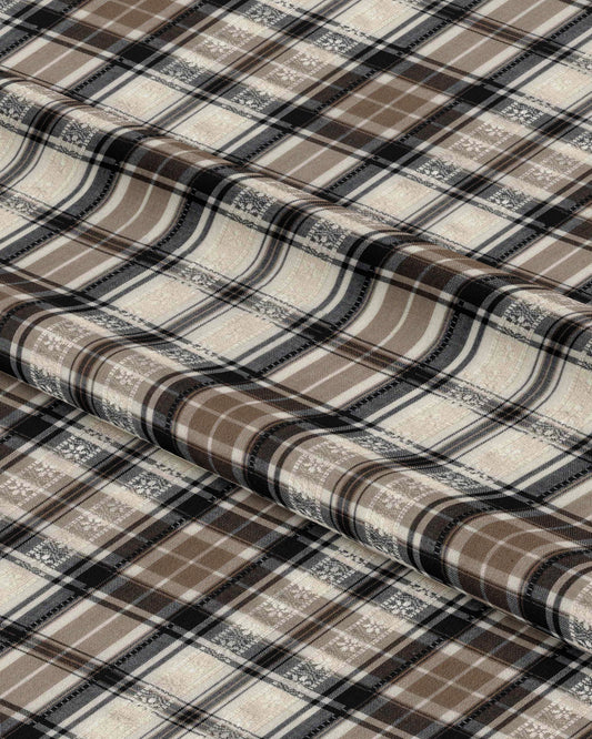 Birchlight Plaid Cotton Jacquard