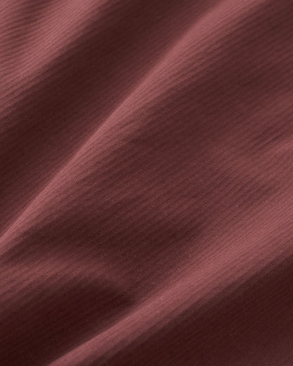 Black Cherry Hickory Tonal Stripe Cotton Twill