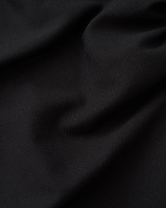 Black Cotton Linen Twill