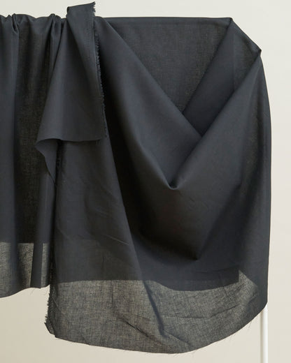 Black Lightweight Cotton Lining