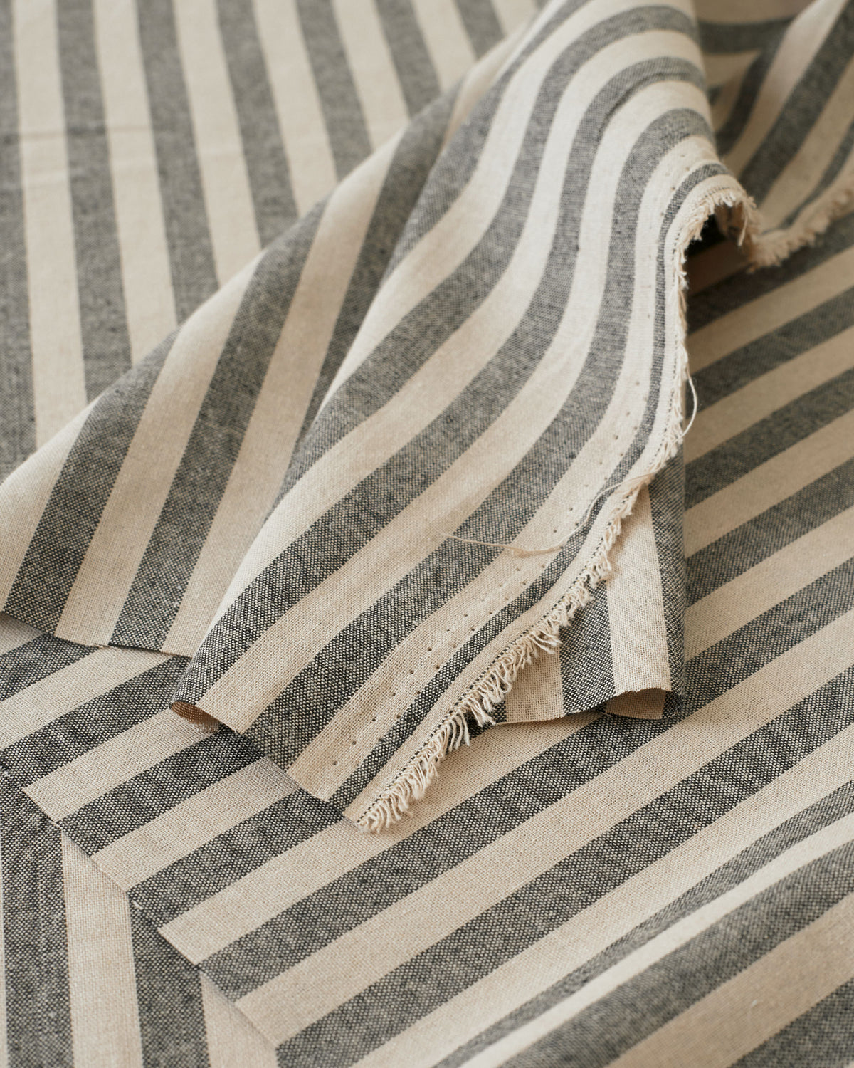 Black Earth Stripe Cotton