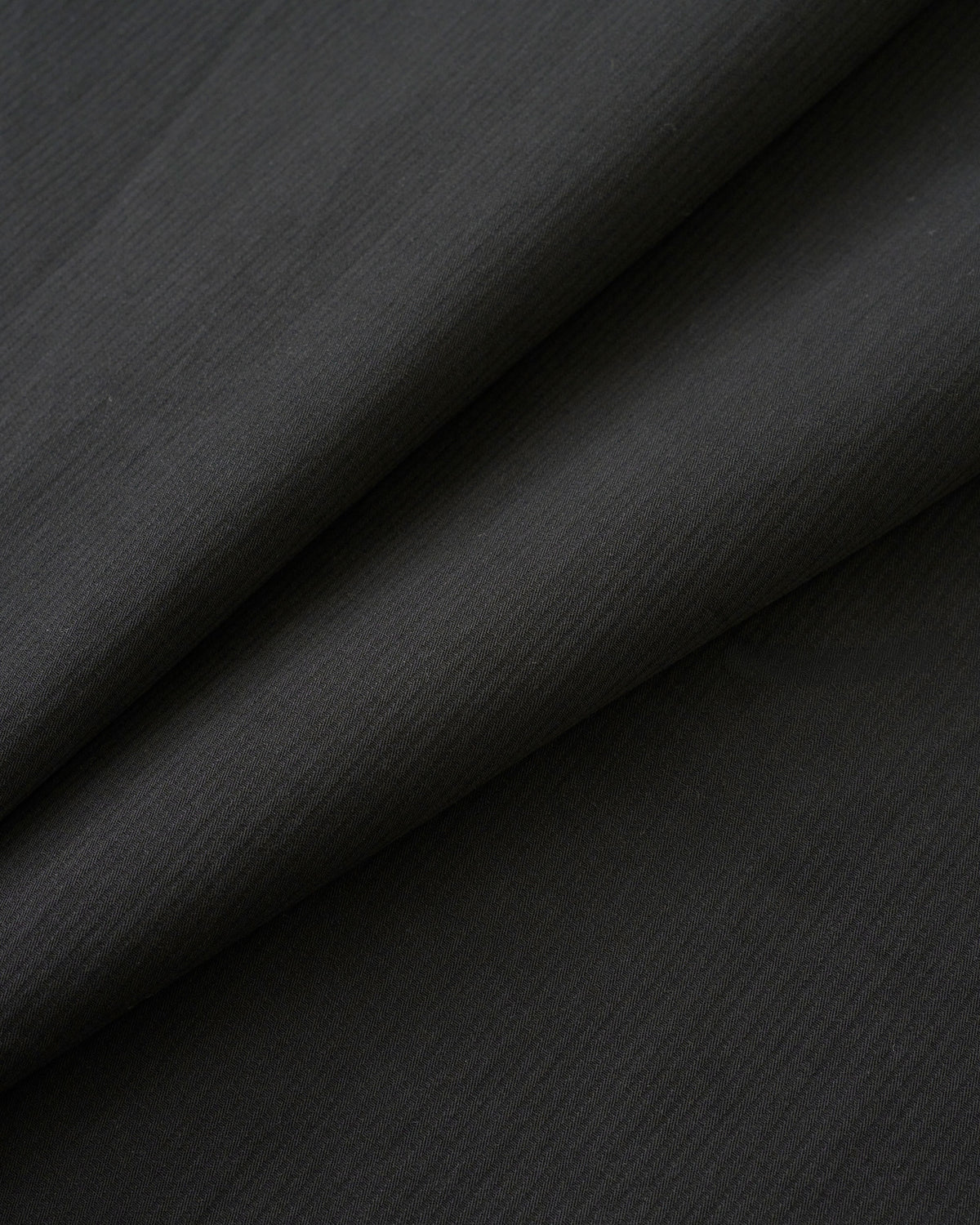 Black Hickory Tonal Stripe Cotton Twill