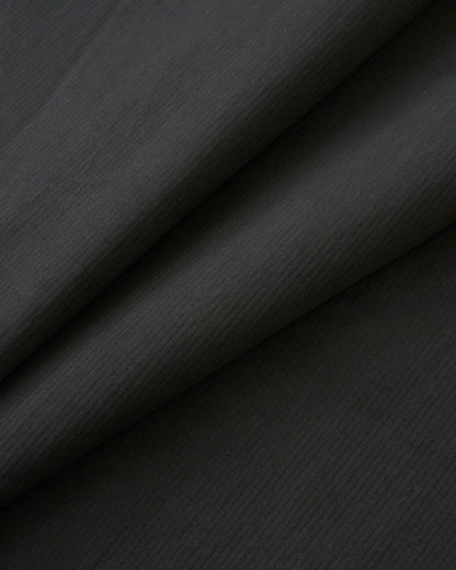 Black Hickory Tonal Stripe Cotton Twill