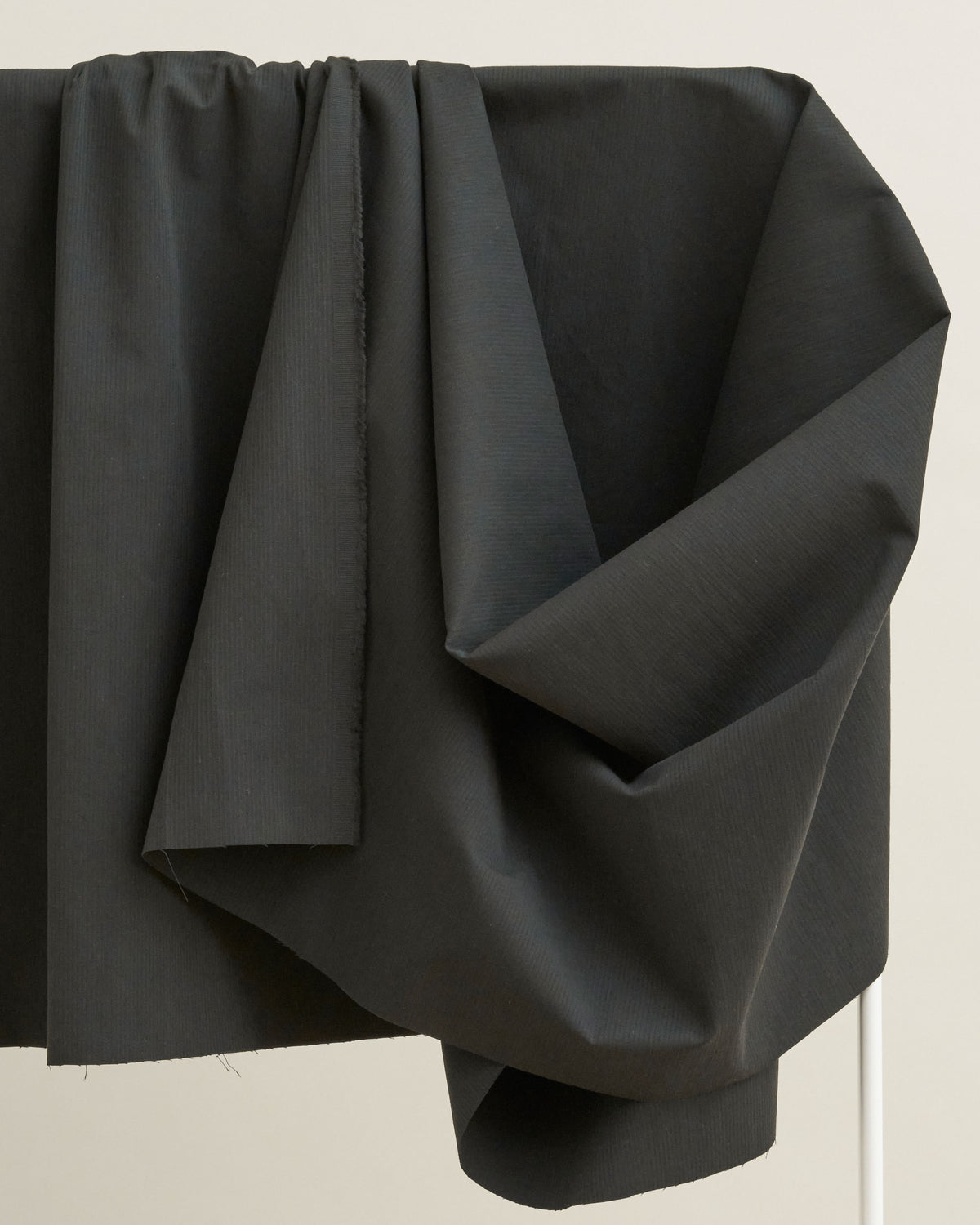 Black Hickory Tonal Stripe Cotton Twill