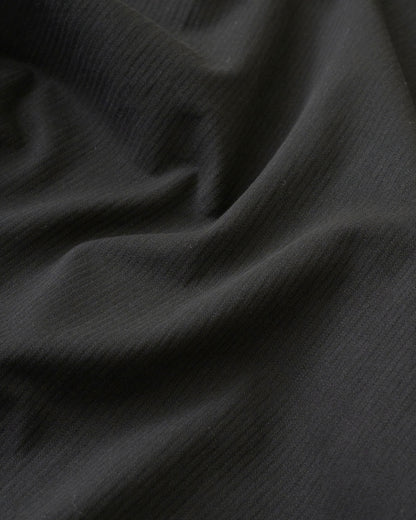Black Hickory Tonal Stripe Cotton Twill