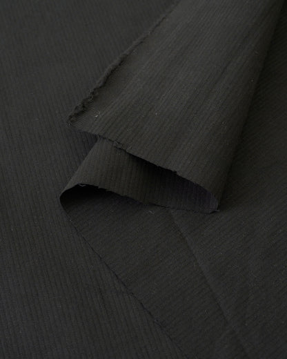 Black Hickory Tonal Stripe Cotton Twill