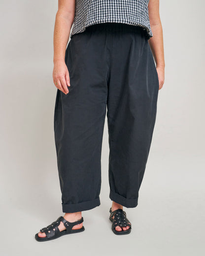 Los Angeles Mill House Poplin in Black