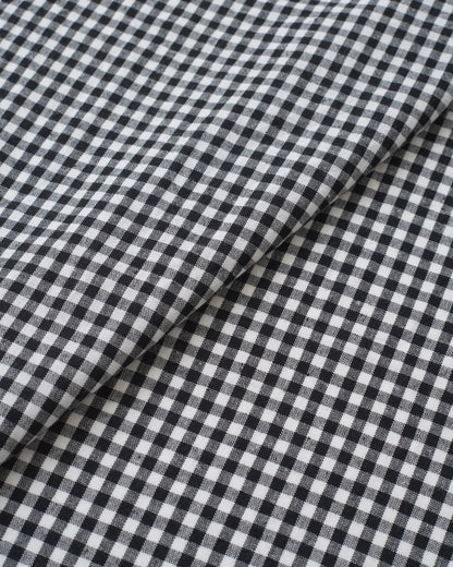 Black Kitchen Gingham Cotton