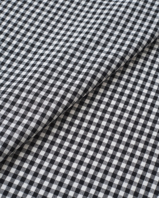 Black Kitchen Gingham Cotton