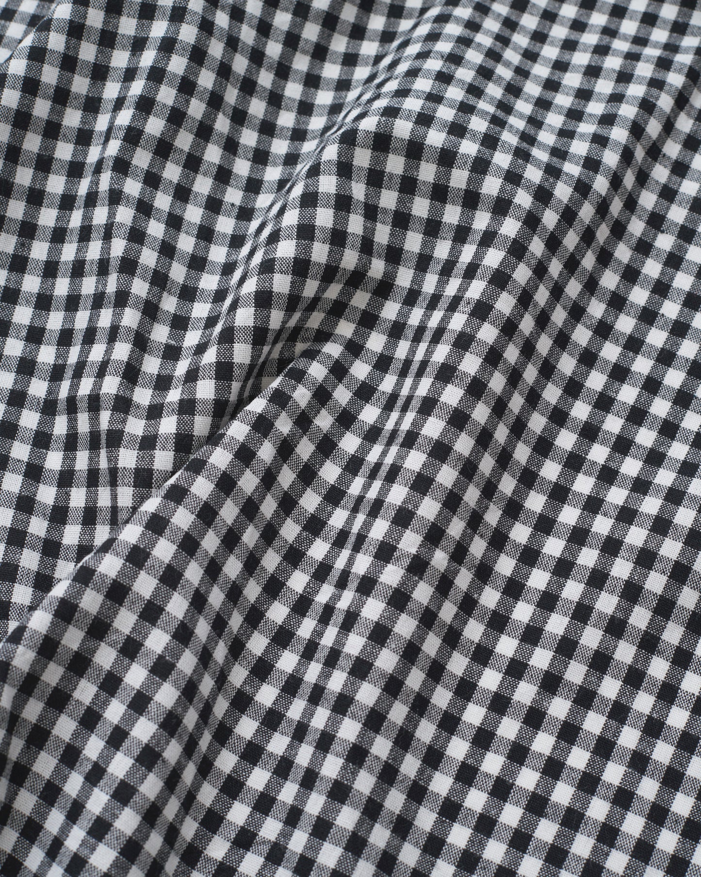 Black Kitchen Gingham Cotton
