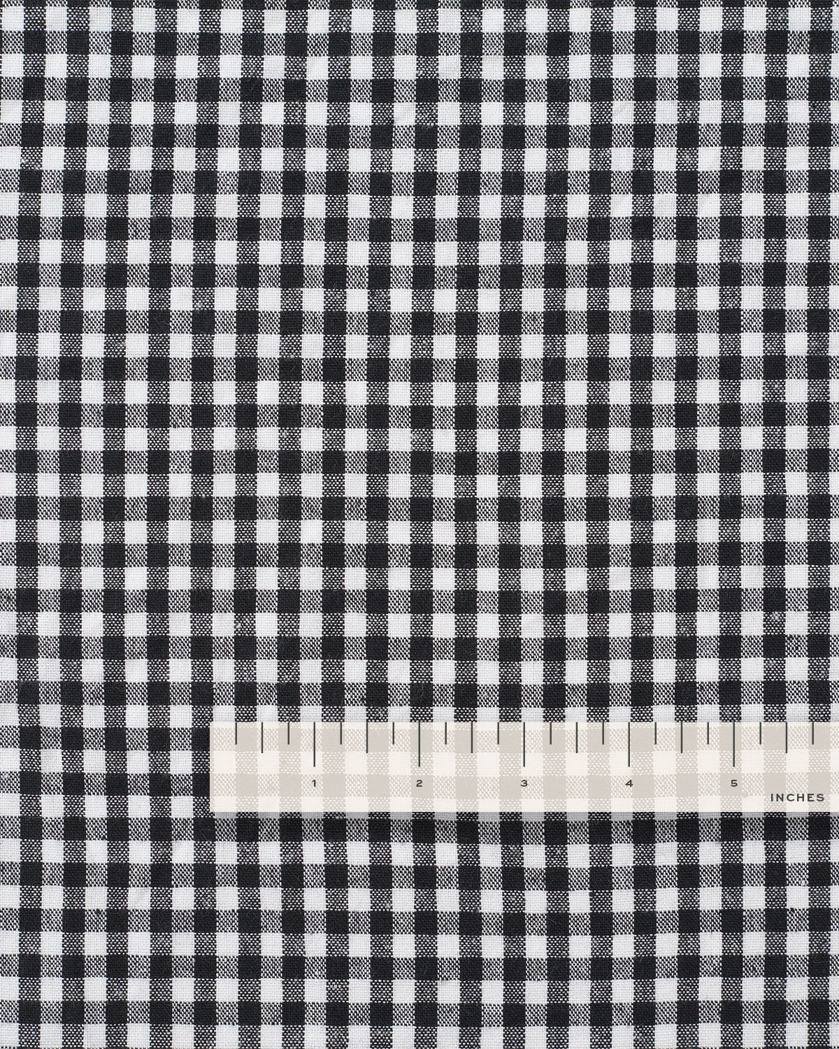 Black Kitchen Gingham Cotton