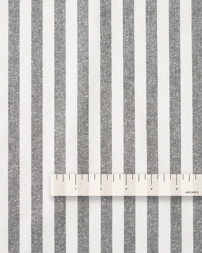 Black Stripe Luxury Cotton Silk