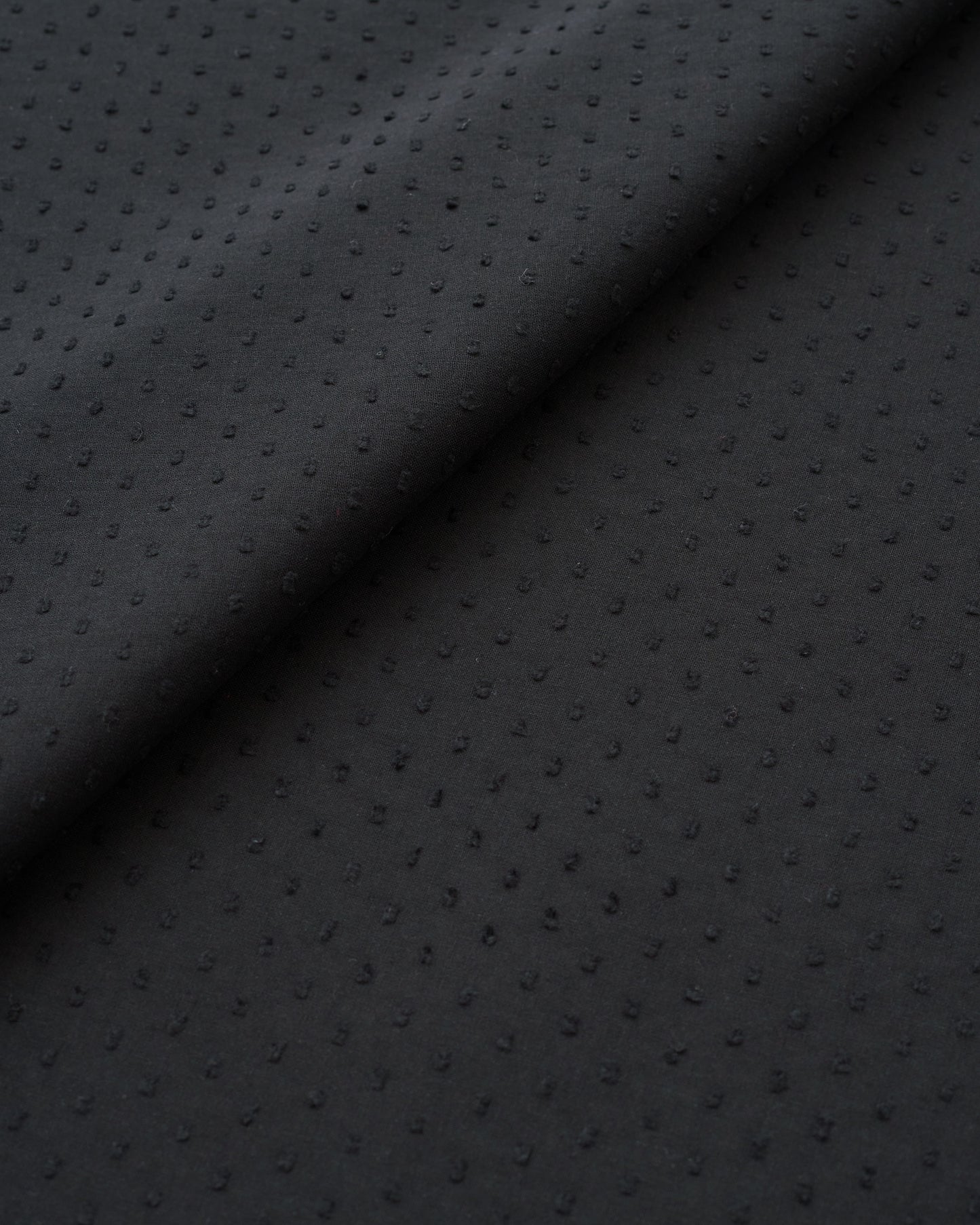 Classic Black Swiss Dot Cotton