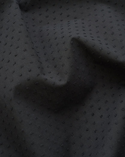 Classic Black Swiss Dot Cotton