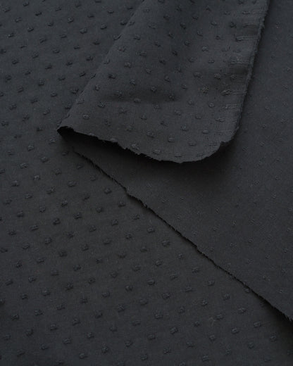 Classic Black Swiss Dot Cotton