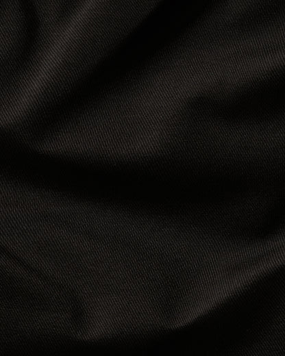Black Washed Cotton Twill