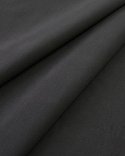 Black Midweight Poplin