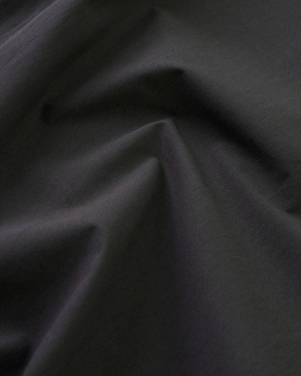 Black Midweight Poplin