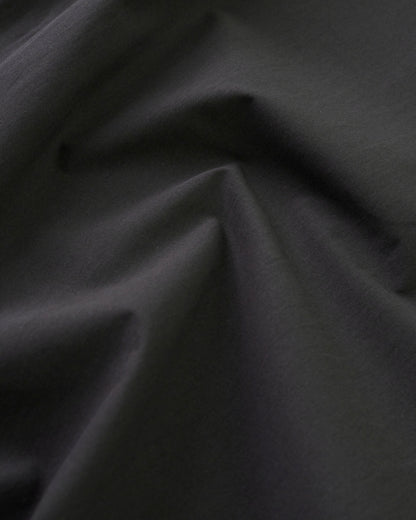 Black Midweight Poplin