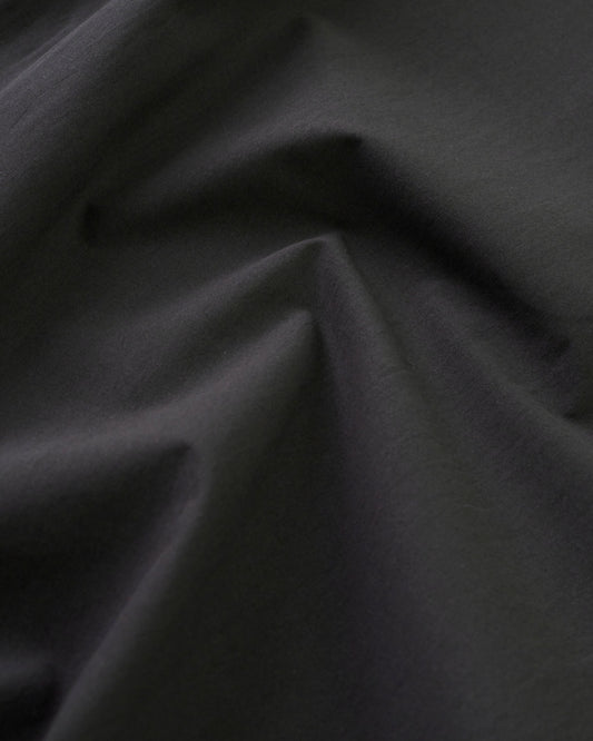Black Midweight Poplin