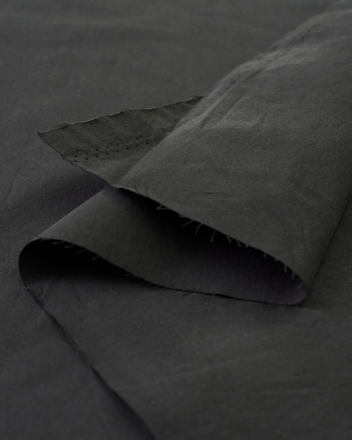 Black Midweight Poplin